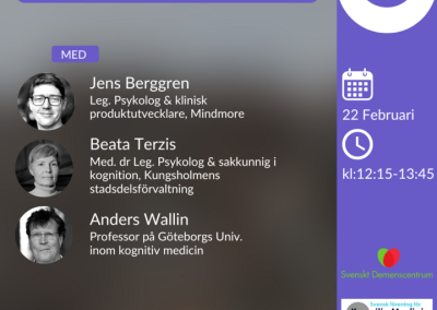 Lansering av svensk version MMSE-NR3 (en vidareutveckling av MMSE-SR)!